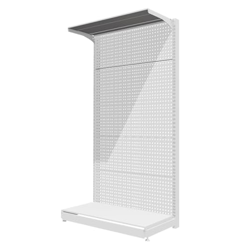Generico Pannello Forato per Attrezzi da Garage, Porta Punte da Trapano, Porta Chiavi Inglesi, Pannelli forati in Metallo autoportanti e Resistenti con Piastra Superiore - Ampio Organizer da 50x75 po