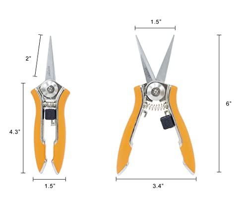 Zenport H350L Micro-Trimmer Shear With Twin Blade, 6.7-Inch Long #TOP4