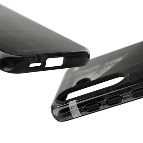 Coque Samsung S24 rigide géométrique noire et blanche anti-choc - 3