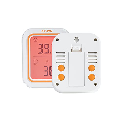 Xy-Wq Wireless Pool Thermometer Floating Easy Read, Remote Digital Pool Thermometer For Swimming Pool, Koi Ponds, And Hot Tubs (Xy-P01W, Orange, Easily Spot It) #TOP3