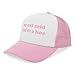 Funny Hats for WoWomen My Cat Said You're a Hoe Adjustable Cotton Baseball Cap Light Pink Trucker Hat Funny Trucker Hats Womens Gifts for Birthday Gag Gifts for Adult Humor