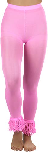 Image of ToBeInStyle Women's Opaque Ankle Long Nylon Footless Fun Tights Pantyhose