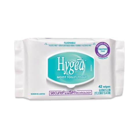 Hygea Moist Toilet Tissue Wipes Cover