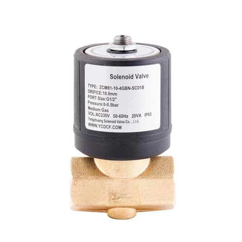 Électrovanne ZCM81 pour réguler le débit de gaz de combustion normalement fermé - 3