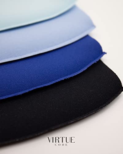 Virtue Code Second Skin Cloth Face Mask Pack. 4 Buttery Soft Masks Washable Fabric