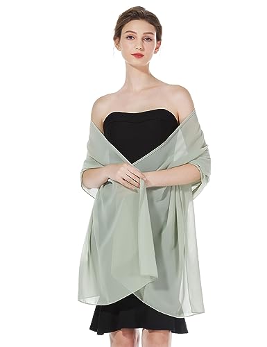 Women Chiffon Shawls and Wraps for Evening Dresses Wedding Party Travel Scarves Pashmina Bikini Cover Up