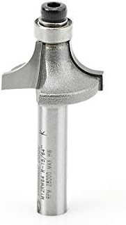 Amana Tool - M12RW64 Carbide Tipped Miniature Corner Round 1/4 Radius x 13/16 Dia x 3/8 x