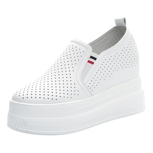 Viaoragiosa Zapatillas Sneakers Mujer,Casual Mujer CuñA Deportivas,Resistencia Al Desgaste,Antideslizante,para Adelgazar,Correr,Caminar,Casual,Deportivo,Footing,Fitness,AtléTico