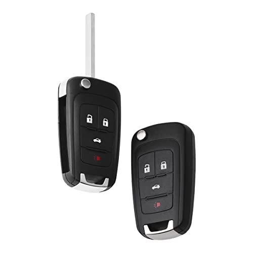 2 llaves de coche sin llave OHT01060512 de 4 botones para Allure y Cruze