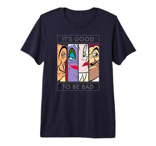 T-shirt Disney Villains Good To Be Bad vêtement coton col rond original