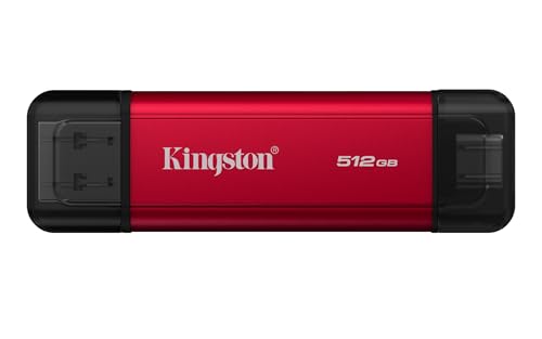 Kingston SSD portatile Dual 512GB Dual USB-A/C Fino a 1.050 MB/s in lettura USB 3.2 Gen 2 - SPSD/512GB