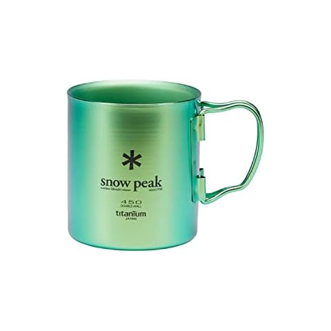 Snow Peak Titanium Ti-Single Wall 450ml Cup/Mug, for Camping/Backpacking Cover