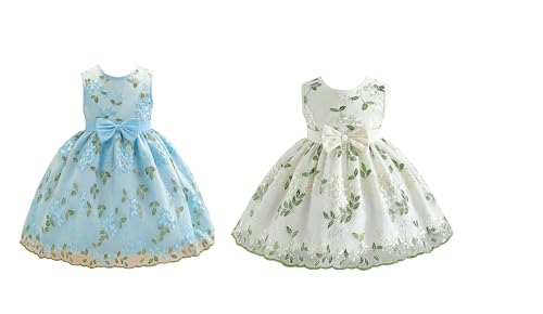 Image of Tagas Girls' Princess Dress | Girl Dress |Dresses birthdaydress for Babygirls | A-Line Knee-Length Dress