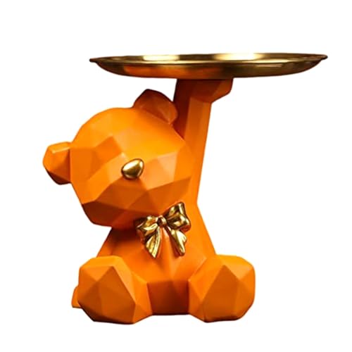 Porte-clés figurine plateau pour rouges à lèvres ours