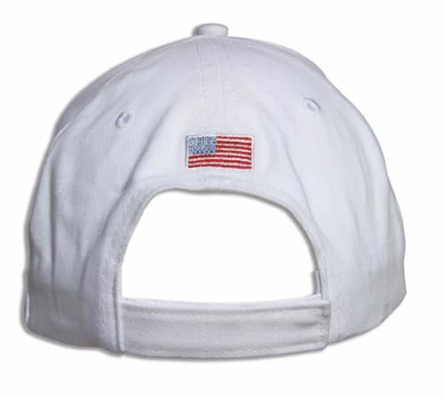 Gorra bordada blanca con pedrería para mujer miniatura 4