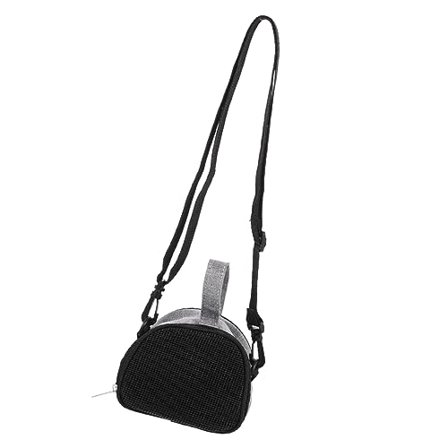 HOLIDYOYO Portable Small Pet Carrier Bag Breathable Pouch for Hamsters Guinea Pigs and Rabbits Oxford Travel Bag for Outdoor Use Convenient Zipper Design