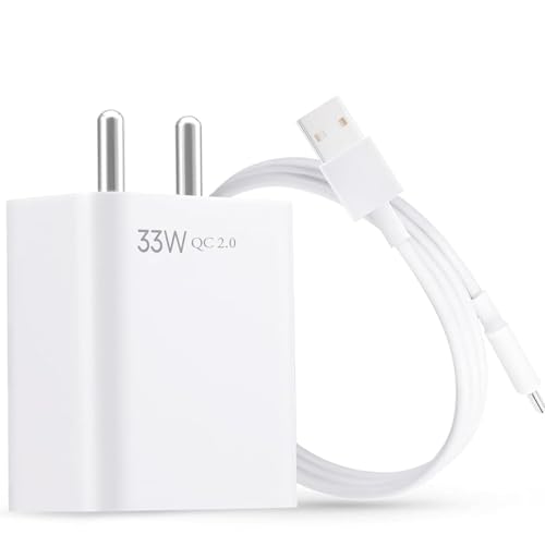 Image of SuperSonic Charge 33W QC 3.0 USB Charger for Cellular Phones Compatible with Xiaomi 14, 14 Civi, 14 Ultra; Redmi Note 13 Pro+ /Note 13 5G /13C 5G /0 Pro /9 /9 Pro /9S,8 Pro, Note 7; Note 11, Mi 11 Ultra /K20