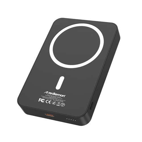 La mejor comparación de redlemon smartwatch los más recomendados. 49 Redlemon Power Bank Inalámbrico Magnético 10,000 mAh Carga Rápida 15W, Batería Portátil Externa Compatible con MagSafe, Pila Recargable para Celular, Carga hasta 3 Veces tu...