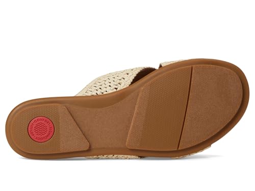 Image of FitFlop Women's Gracie Leather Cross Slide