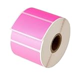 for 2.25 x 1.25 Direct Thermal Pink Color 10) Rolls