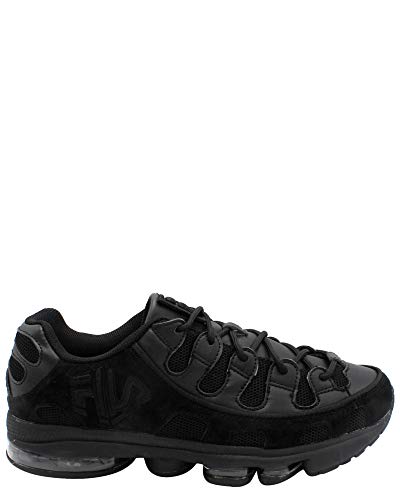 Fila Mens Silva Trainer Sneaker basket running basse homme noire et blanche