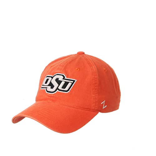 NCAA Oklahoma State Cowboys Mens Adjustable Scholarship Hat Team Color, Oklahoma State Cowboys Orange, Adjustable