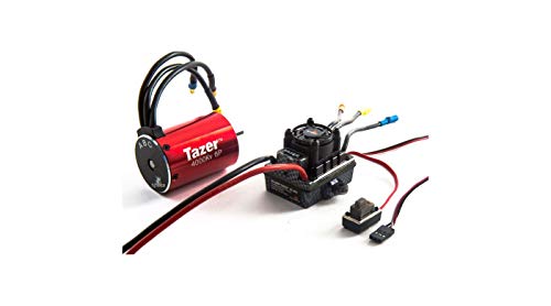 Dynamite Tazer 1/10 6-Pole Waterproof ESC/Brushless Motor Combo V2, 4000Kv: 3.5mm Bullet, EC3, DYNS0601