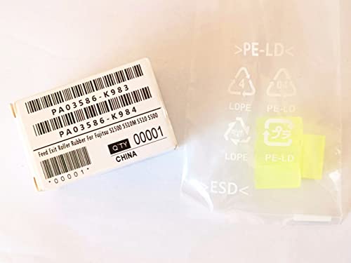 Rodillo de papel 4PCS para el escáner de Fujitsu s500 s510 s1500 6110 5110 Cover