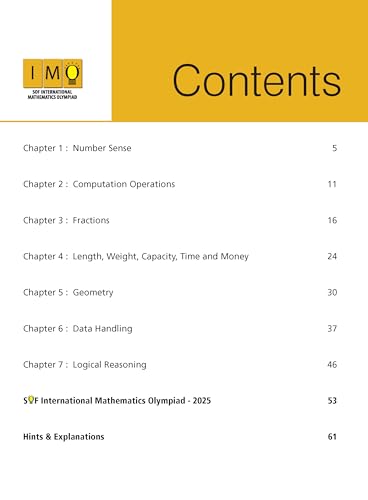 Image of MTG International Mathematics Olympiad (IMO) Workbook Class 4 - Chapter-wise MCQs with Achievers Section - SOF Olympiad Books For 2026-27 Exam