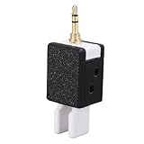 Luocute CW-Morsecode-Schlüssel, Dual-Paddle-Automatikschlüssel, Einstellbare Fingerkraft mit CEC-Firmware-Kompatibilität, für Quansheng UVK5 UVK6 Intercom