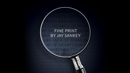 Murphy's Magic Supplies, Inc. Fine Print de Jay Sankey presentado por Nick Locapo (14 GIMMICKS INCLUIDO) - Trick