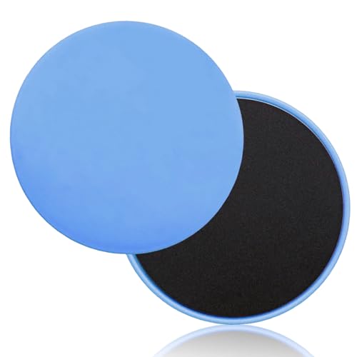 Exercise Core Sliders, Dual Sided Exercise Gliding, Core Sliders for Working Out, Exercise Sliders for Abs Legs and Butt, Home Ab Pads for Full Body Workout, CrossFit & Cross Training