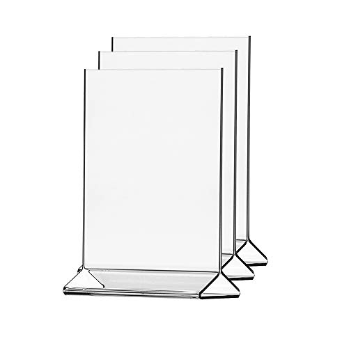 3 Pack Acrylic Sign Holder 8.5