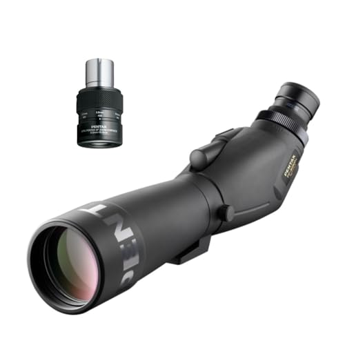 Pentax PF-80ED-A 3.1-Inch/80mm Spotting Scope with XF Zoom Eyepiece Bundle (2 Items) - Pentax