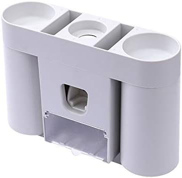 Wall Mounted Toothbrush Holder Automatic Agent Toothpaste Dispenser Wash Set Mouthwash Cup Couple Dental Appliances