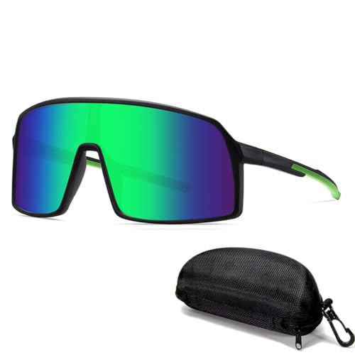 DUOCIYUAN Schnelle Brille Rave,Fahrradbrille Sonnenbrille für Herren und Damen Sportbrille UV400 Schutz Rennrad Brille Winddicht,für Radfahren Laufen Baseball Golf Skifahren Bergsteigen Angeln