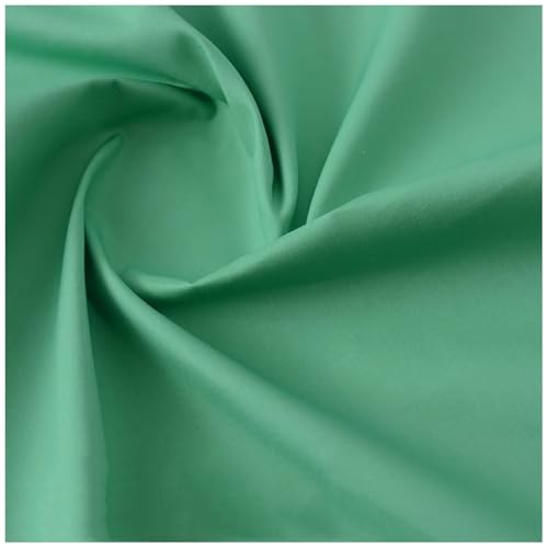Tissu popeline de coton uni vert herbe de 1,4x3m pour couture