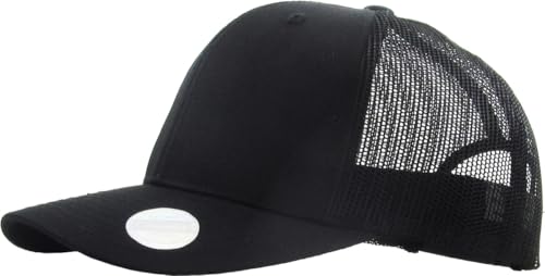 Image of Classic 6 Panel Cotton Twill Mesh Trucker Cap Hat Adjustable Snapback Hat