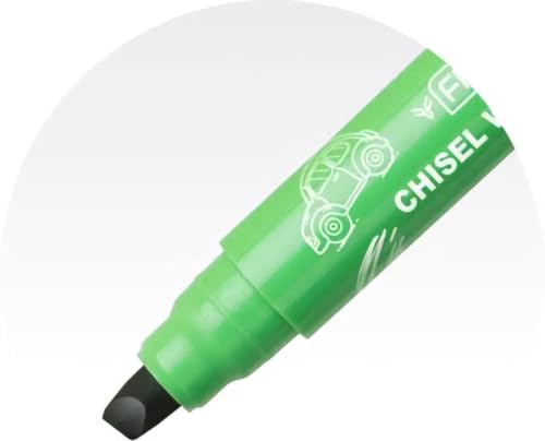 Image of FLAIR 24 Vibrant Shades Soft Art Marker Dual-Tip| Soft Chisel Point & Brush Tip Together| Triangular Body| Quick Drying| Draw Doodle Illustrate| Attractive Carry Case With Handle|,Multicolor