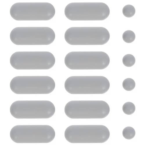 Juego de amortiguadores de inodoro universales de 3 piezas, goma para asiento de inodoro, amortiguador de repuesto para asiento de inodoro para el hogar, la oficina y más