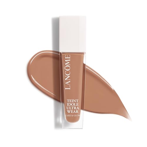 Maquillaje de la marca Lancome: base fluída para rostro, Teint Idole Ultra Wear Base Care&Glow 430C (30 mililitros)