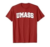 University of Massachusetts UMass Minutemen School Name Arch T-Shirt
