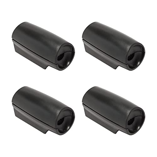 8sanlione Car Deer Warning Whistles Devices, 4 PCS Deer Whistles for Cars, Vehicles with Rubber Pads, Fit for Cars, Trucks, SUVs, Motorcycles, Car Safety Accessories (Black1)