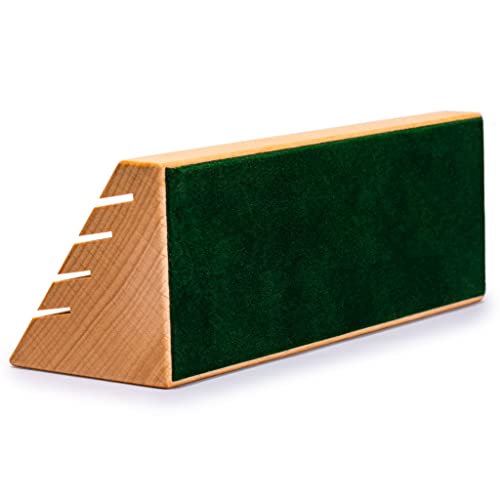 Yellow Mountain Imports Standard-Size Solid Beechwood Playing Card Holders/Racks - Set Of 2 Card Organizers #TOP4