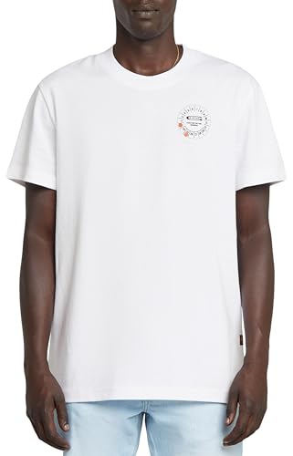 T-Shirt Gauge Homme G-Star coton anti-déformation coupe droite