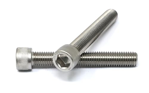 Image of iexcell 2 Pcs M14 x 95mm Thread Pitch 2 mm Stainless Steel 304 Hex Socket Head Cap Screws Bolts Kit