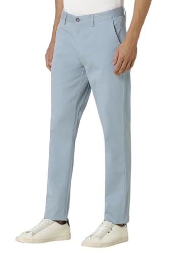 Image of Peter England Men's Slim Fit Mid Rise Pants