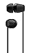 Sony WI-C200 Wireless in-Ear Headset/Headphones with mic for phone call, Black (WIC200/B)