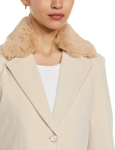 Image of Qube By Fort Collins Women's Knitted Hip Length Tweed Blazer - Stylish, Versatile, And Elegant For Office Or Casual Wear