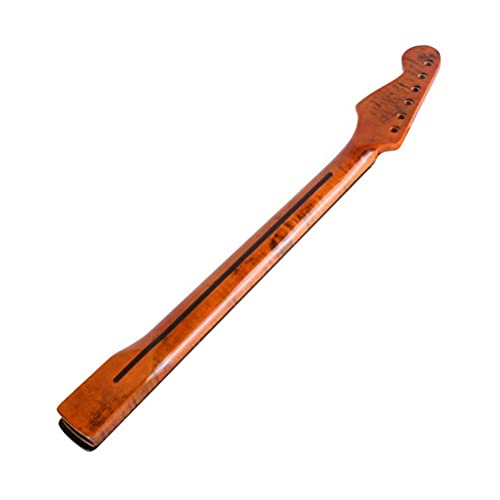 Brteyes Rose Wood Electric Guitar Neck 22 Fret Maple Fretboard Guitar Neck Electric Guitar Neck Replacement For Guitar Neck Diy Parts Replacement,For Tl Tele Back Center Line #TOP4